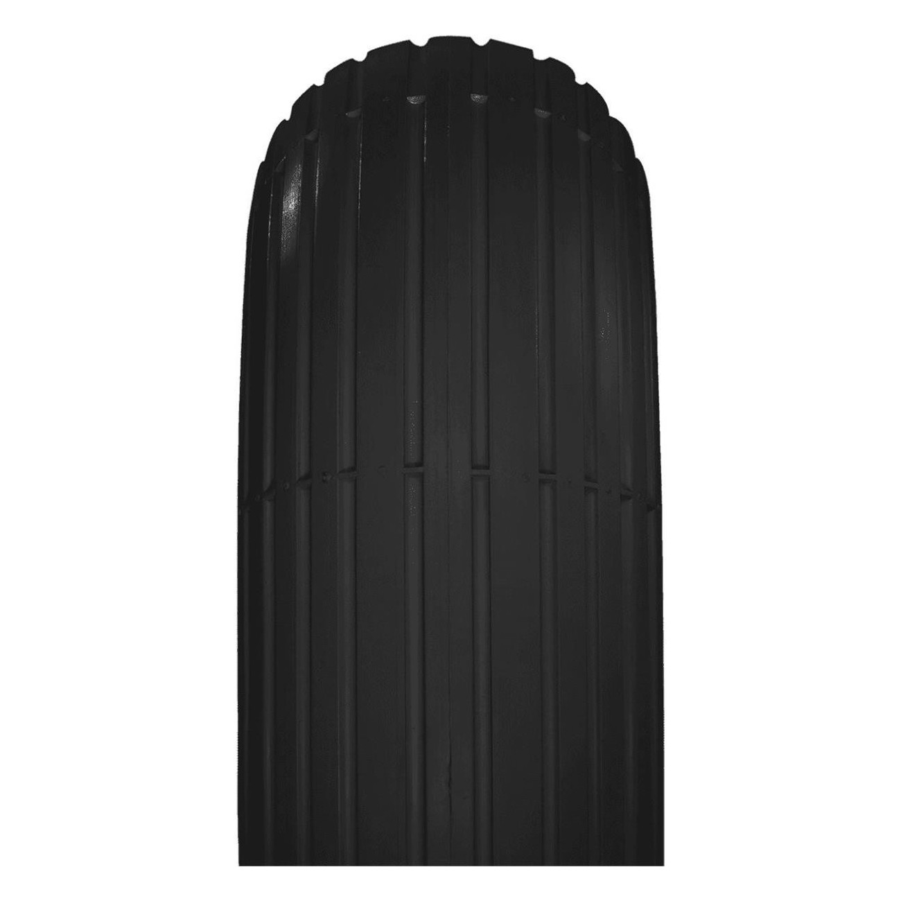 300-4 (260x85) Black Rigid Tire for Wheelchair - Durability & Reliability - 1