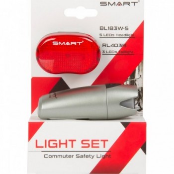 Smart Polaris Waterproof LED Light Set with Battery-Powered Red Torch - 4