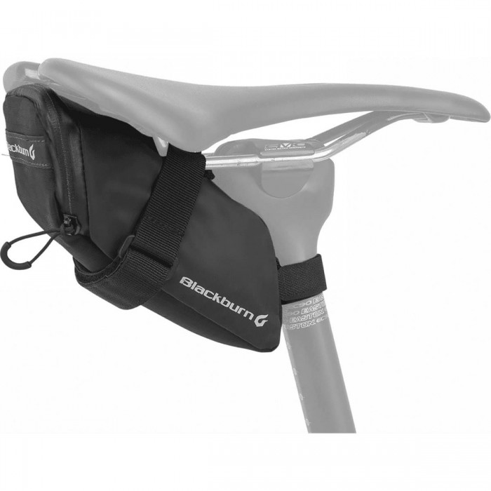 Borsa Sottosella Riflettente Impermeabile 0.6L Nera per Bicicletta - 1 - Borse e bauletti - 0768686136436