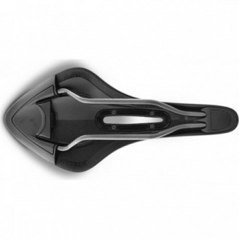 Arione R3 Open Regular Saddle for Road Cycling, Black 300x132 mm - 4