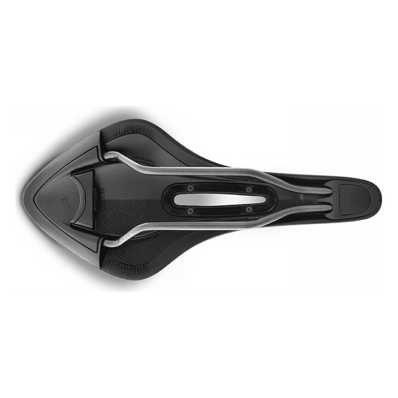 Arione R3 Open Regular Saddle for Road Cycling, Black 300x132 mm - 4