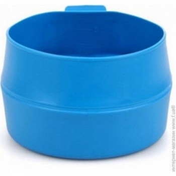 taza plegable wildo 250 ml azul claro y verde - 1