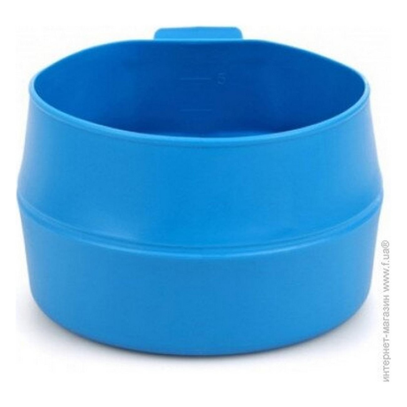 taza plegable wildo 250 ml azul claro y verde - 1