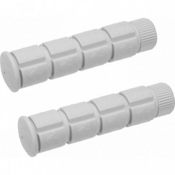 Manopole Ngrip Bianche in Gomma 120mm per Adulti - Comfort e Stile - 1 - Manopole - 8055320653131