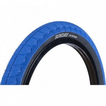 Current V2 Tire 20x2.40' Blue with Black Stripe, Double Layer, BMX - 1