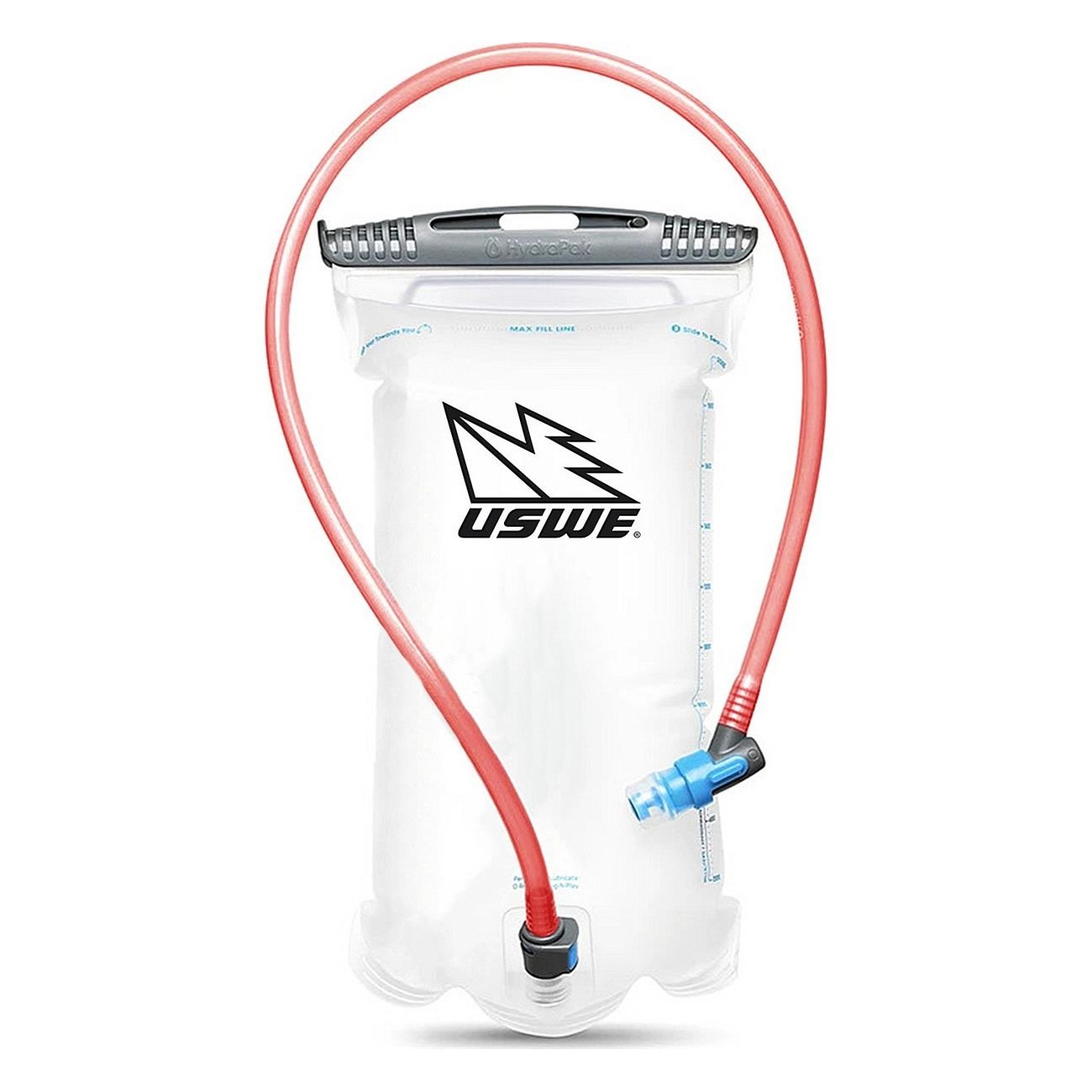 Uswe Elite 2L Hydration Bladder with Slide-Seal Opening and Blaster Valve - 1