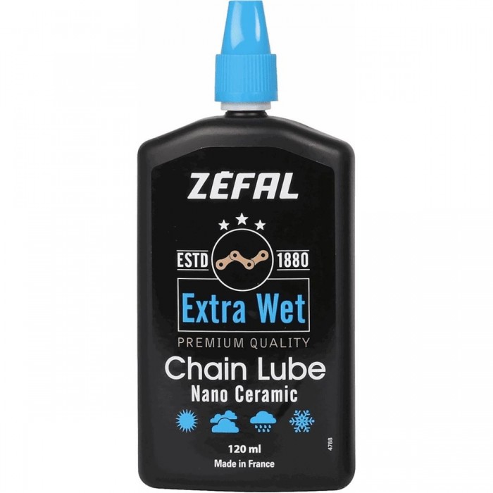 Lubrificante Catena Ceramica Extra Wet 120ml - Prestazioni Eccezionali in Tutte le Condizioni - 1 - Pulizia bici - 3420589613014