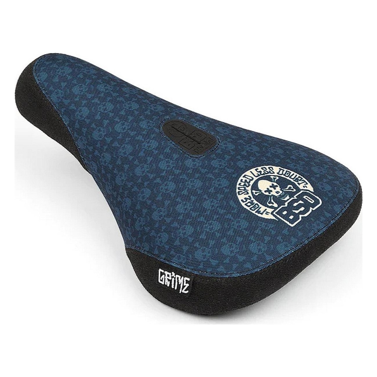 Grime Fat Pivotal Seat Black/Blue - Comfort and Durability for Bicycles - 1