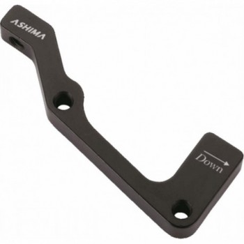 Adaptador de Pinzas de Freno Delantero 180mm Negro AU03 - Compatible Post Mount/IS ASHIMA - 1