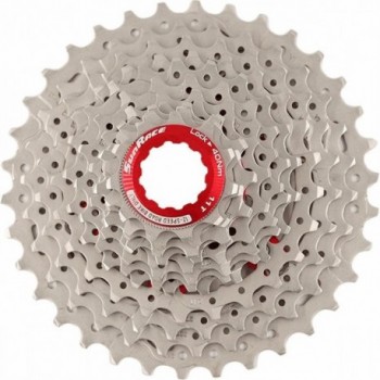 Cassetta Road 12V 11-34T in Alluminio Silver Compatibile con SHIMANO Hyperglide - SUNRACE - 1 - Cassette - 4711264330814