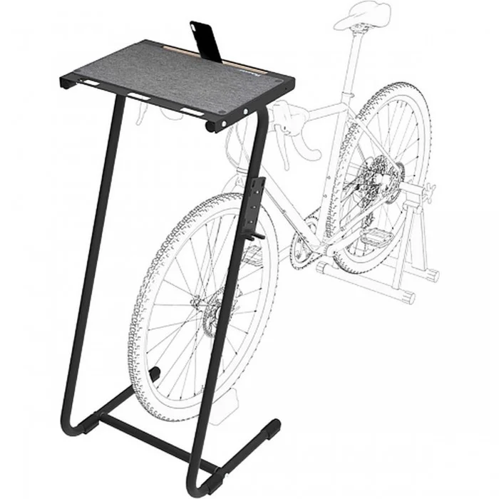 Tavolino da Allenamento Ri-Desk Nero Opaco con Porta Tablet e Caricabatterie - 1 - Altro - 8015058020025