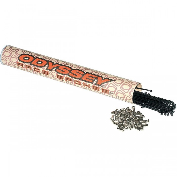 Raggi da Corsa 14g 184 mm in Acciaio Inossidabile per BMX con Nippli in Ottone - 1 - Raggi - 0630950400492