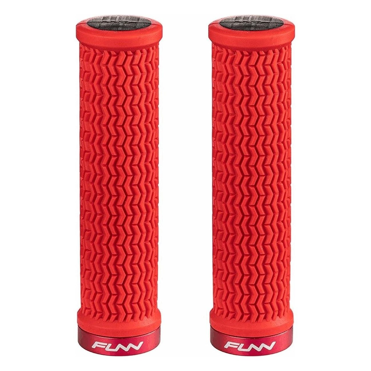 HOLESHOT 31mm Grips with Red CNC Aluminum Clamp - FUNN - 1