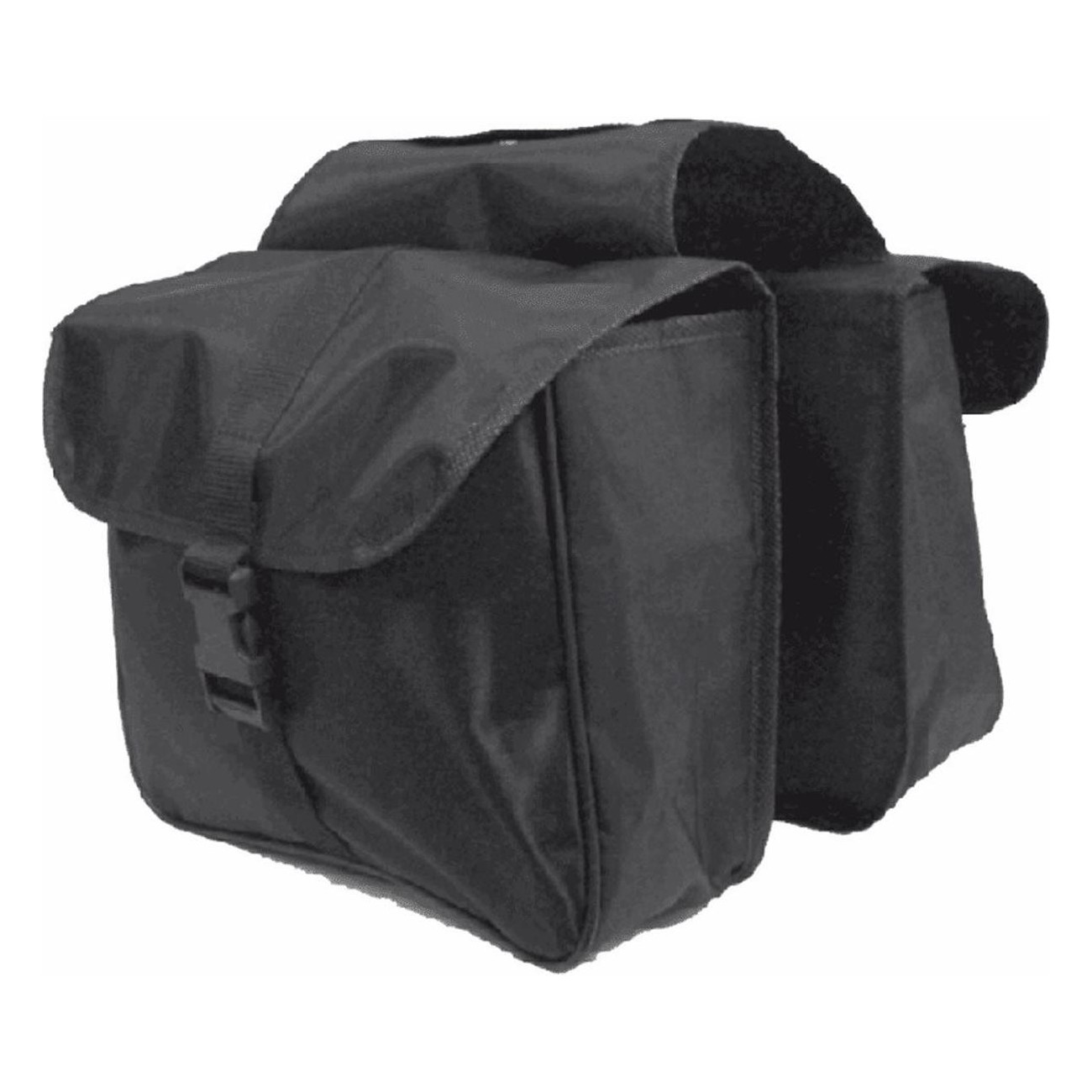 Bolsa Bandolera Ciclo FUTURA 25L en Nylon Negro, 29x24x10 cm, Pareja - 1