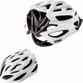 Casco Neutron In-Mould Bianco/Nero Taglia L 58-62cm per MTB e Strada con Ventilazione Ottimale e Visiera Removibile - 1 - Caschi