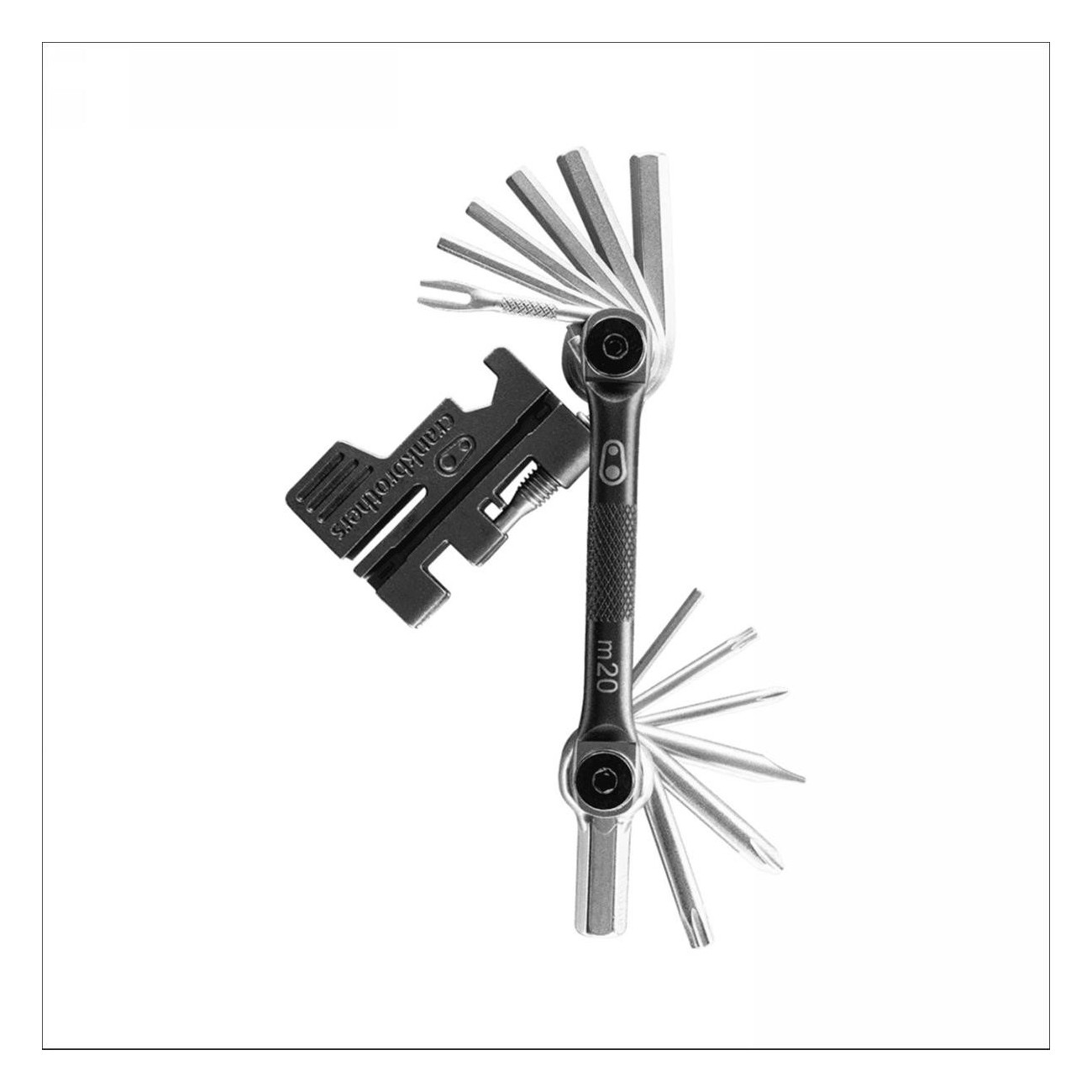 Crankbrothers M20 Multi-Tool Black with Chain Breaker and Bike Accessories - 3