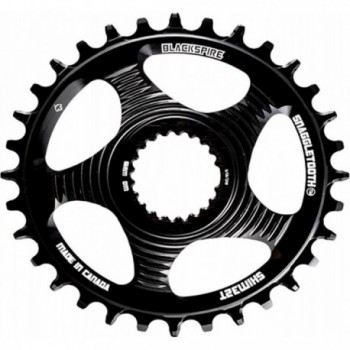 34D Oval Chainring Shimano MTB 12v Direct Mount Snaggletooth - 1