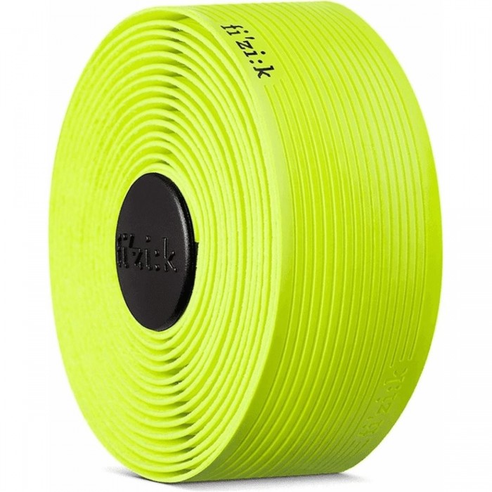 Cinta de manillar Fizik Vento Microtex Tacky 2mm Amarillo Fluo para bicicleta de carretera - 1