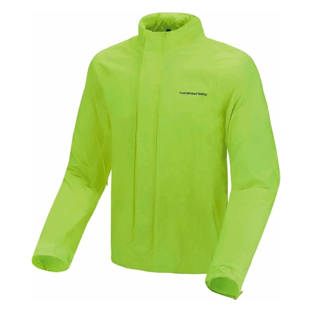 Chaqueta Impermeable Nano Rain Zeta Amarillo Fluo Talla L - Compacta y Resistente en Nylon - 1