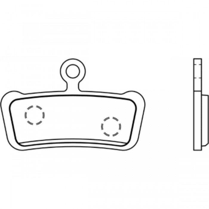 Paire de plaquettes de frein pour e-bike compatibles avec SRAM Guide et Avid X0 Trail - 1