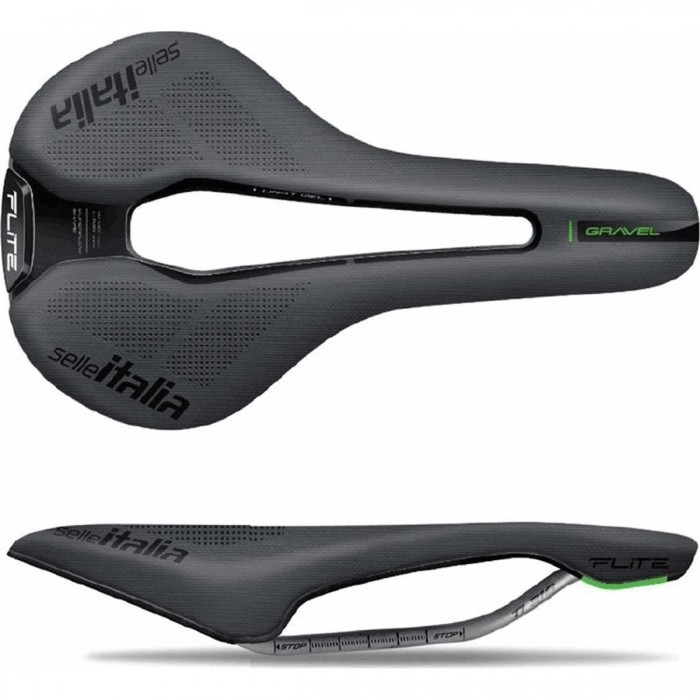 Selle Flite Boost Gravel Noir Superflow 145x250mm - Confort et Performance - 1