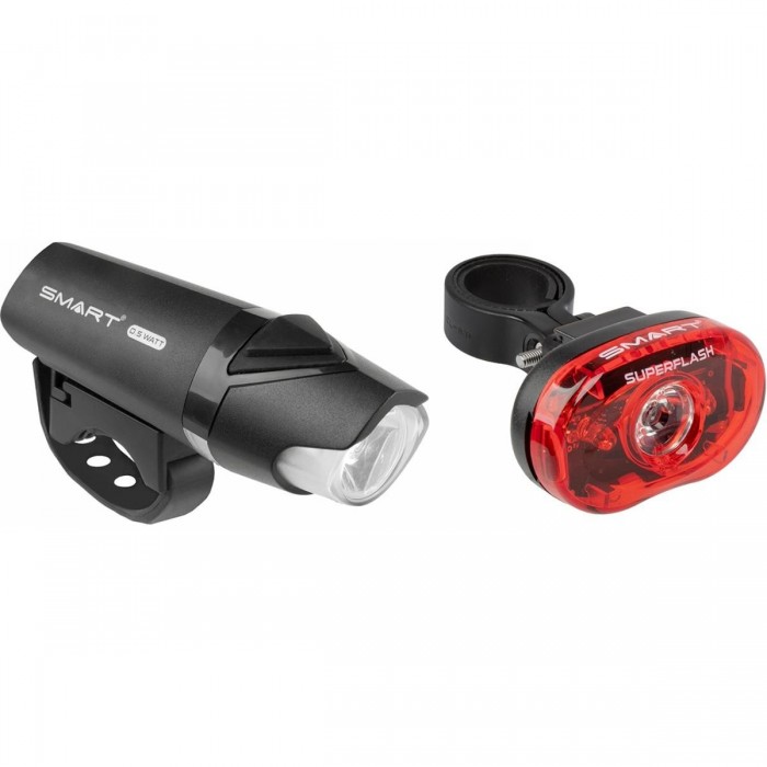 Set von intelligenten LED-Lampen 0,5W mit Batterien und universeller Halterung - 1