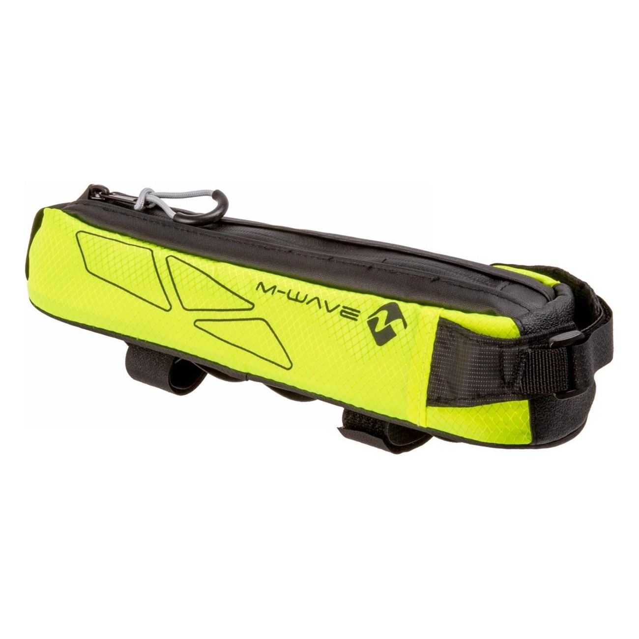 Borsa Impermeabile per Tubo Superiore M-Wave Rough Ride Top, Giallo Neon, 0,75L, con Stampa Riflettente - 1 - Borse e bauletti -