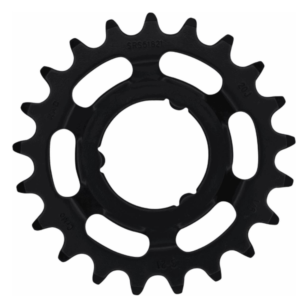 Shimano 21T 1/8 Steel Chrome Sprocket for E-Bike 1v - 1