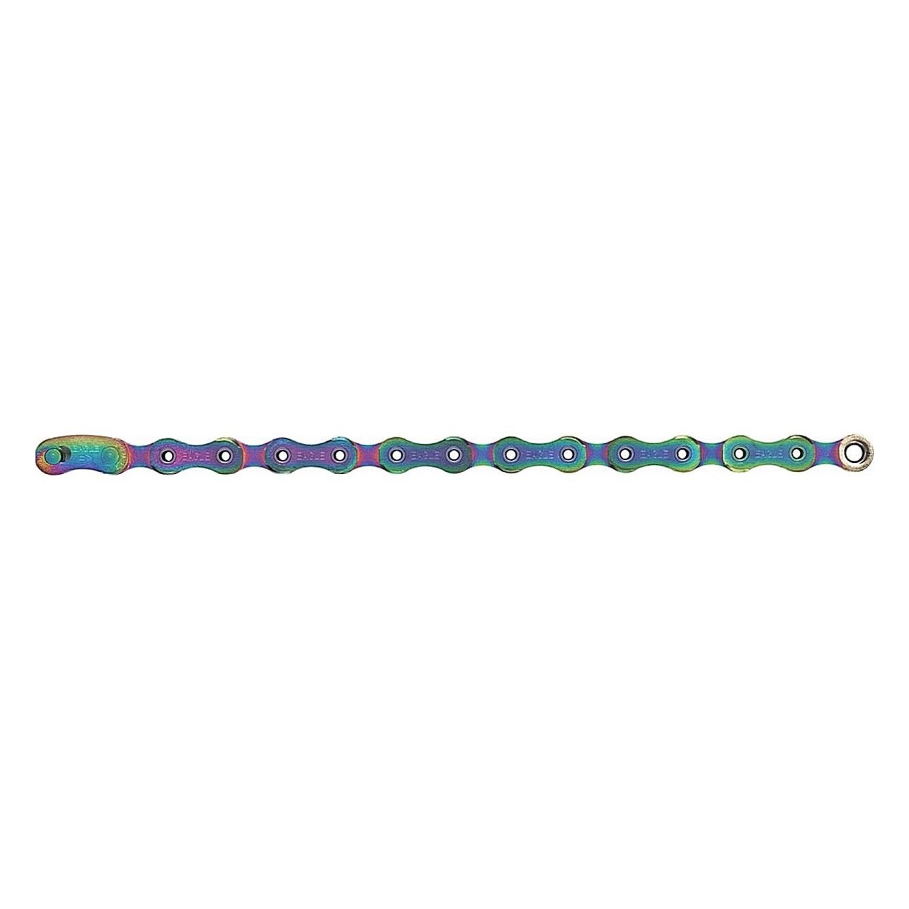 12V PC XX1 Eagle Rainbow MTB Chain - 126 Links, FLOWLINK Technology - 1