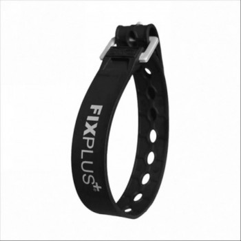 Fixplus 35 cm schwarze Befestigungsband aus TPU, bis 90 kg belastbar - 1