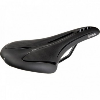 Sella Velo Fit Athlete BC S 286x134 mm Nero/Argento per Strada e MTB con Guscio Rinforzato in Fibra di Vetro - 1 - Selle - 08875