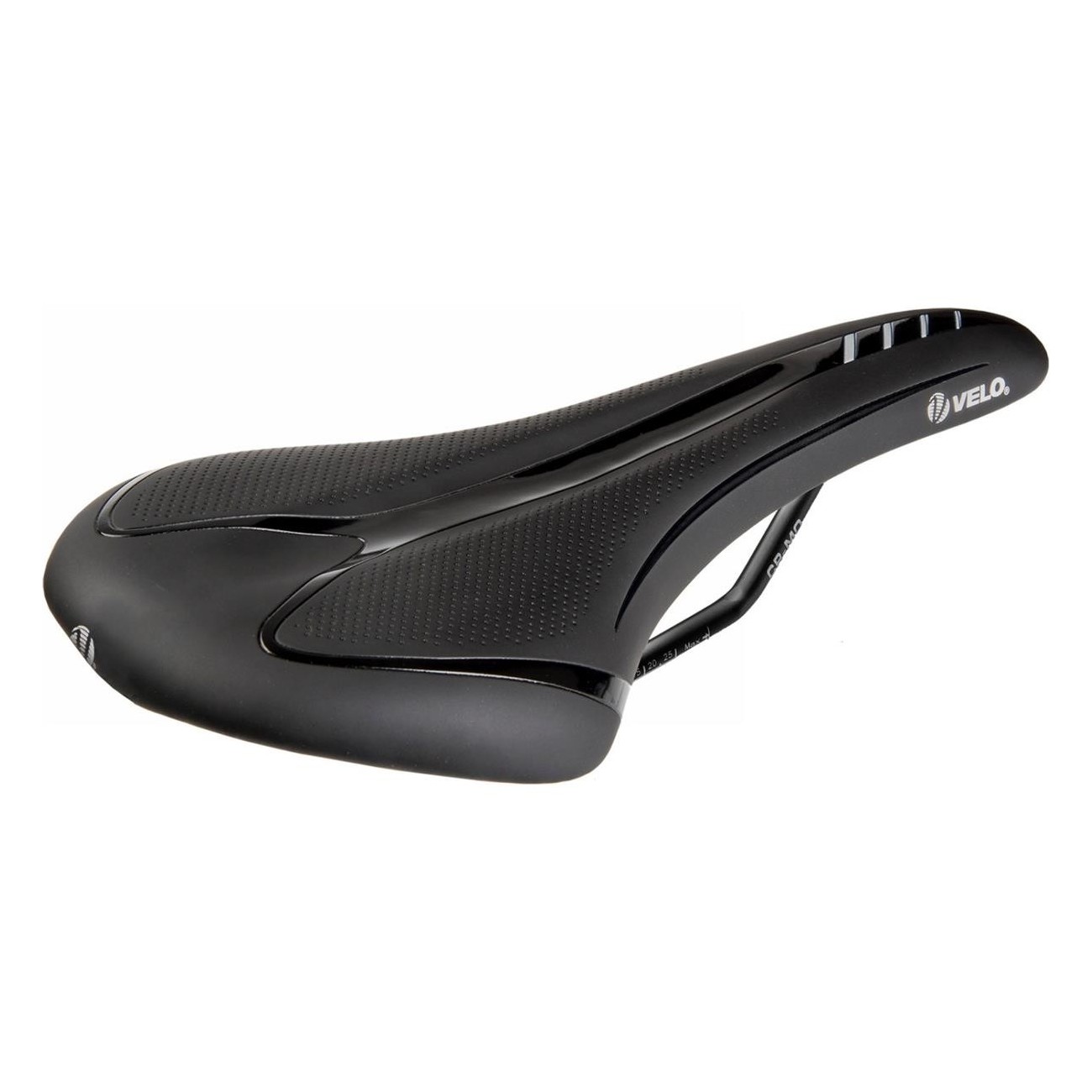 Sella Velo Fit Athlete BC S 286x134 mm Nero/Argento per Strada e MTB con Guscio Rinforzato in Fibra di Vetro - 1 - Selle - 08875