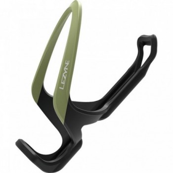 Lezyne Matrix Team Bottle Cage in Military Green - Lightweight & Durable, 36g - 1