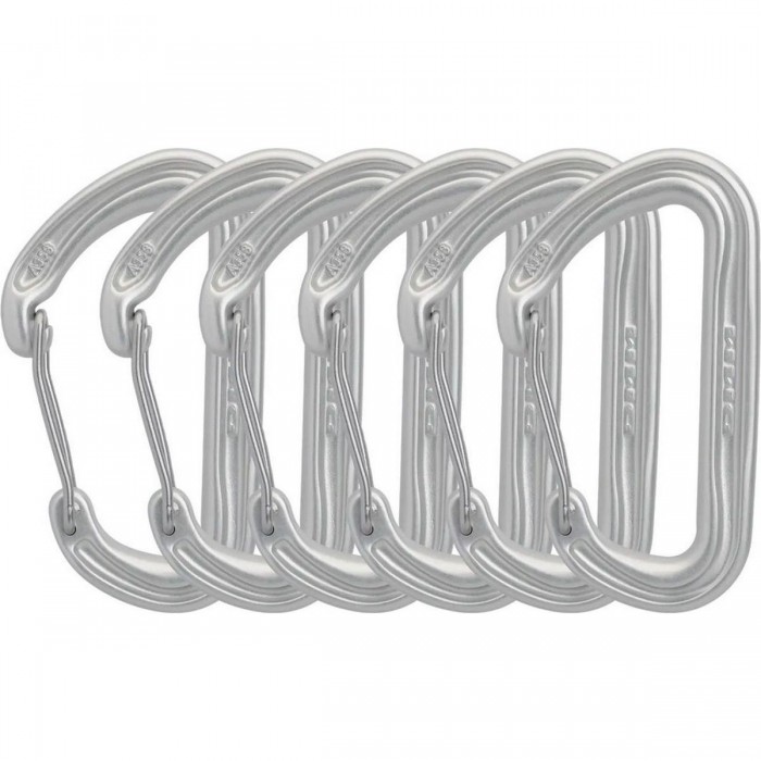 Silver Spectre Carabiners - Set of 6, Lightweight and Safe for Climbing - 1