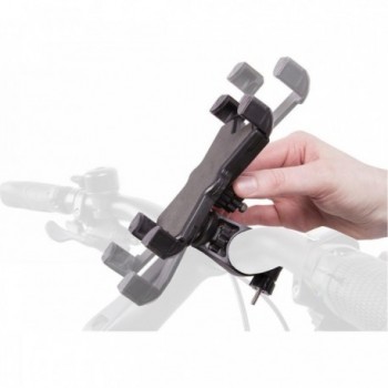 Soporte Universal para Smartphone Eindhoven Grip Edge Negro ABS, Rotación 360° - 2