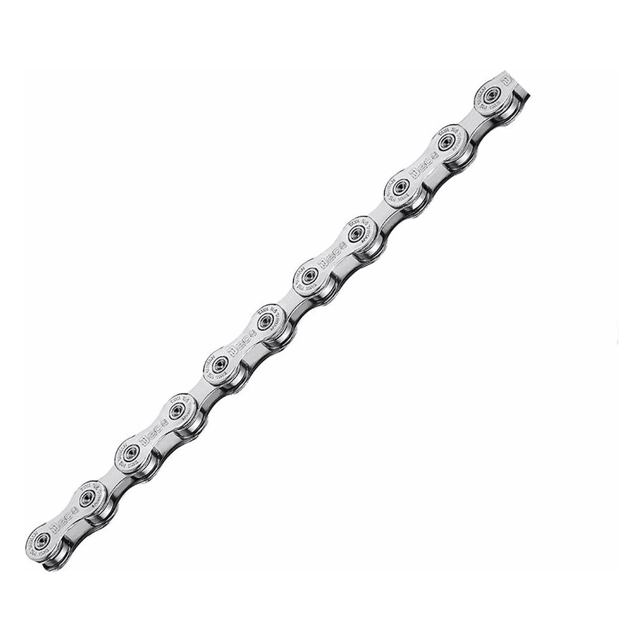 12V 136 Links E-Bike Chain Silver with SIGMA+ Connector and GST Inox Treatment - 1