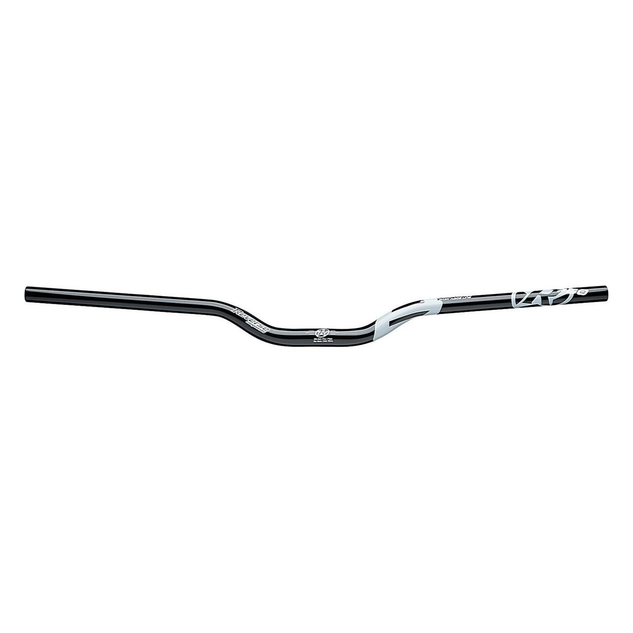 Reverse Handlebar 760mm ø25.4 with 18mm Rise Black-Grey for Enduro, All Mountain, Downhill - 1