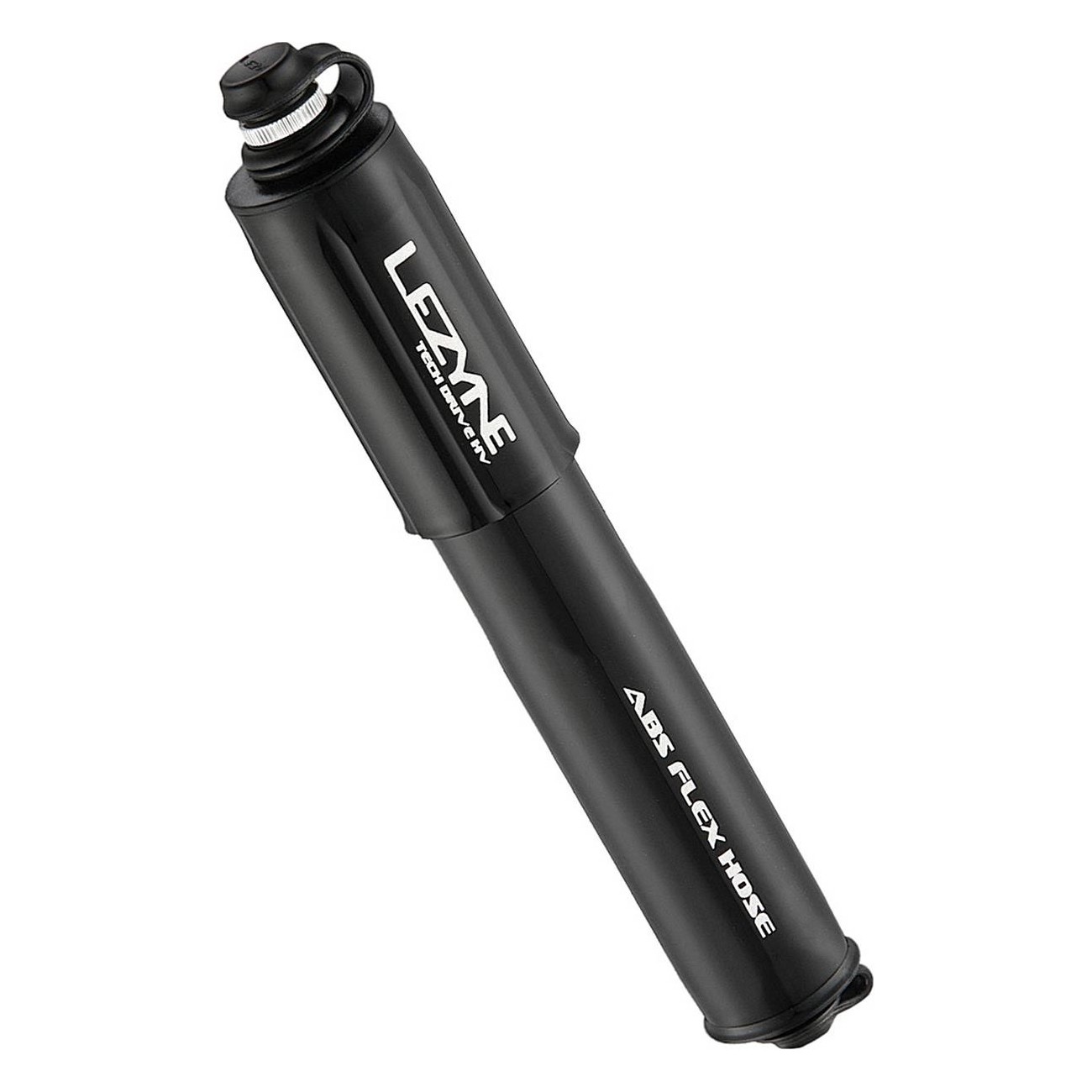 Lezyne CNC Tech Drive HV Black Hand Pump for MTB, Compact and Lightweight - 1