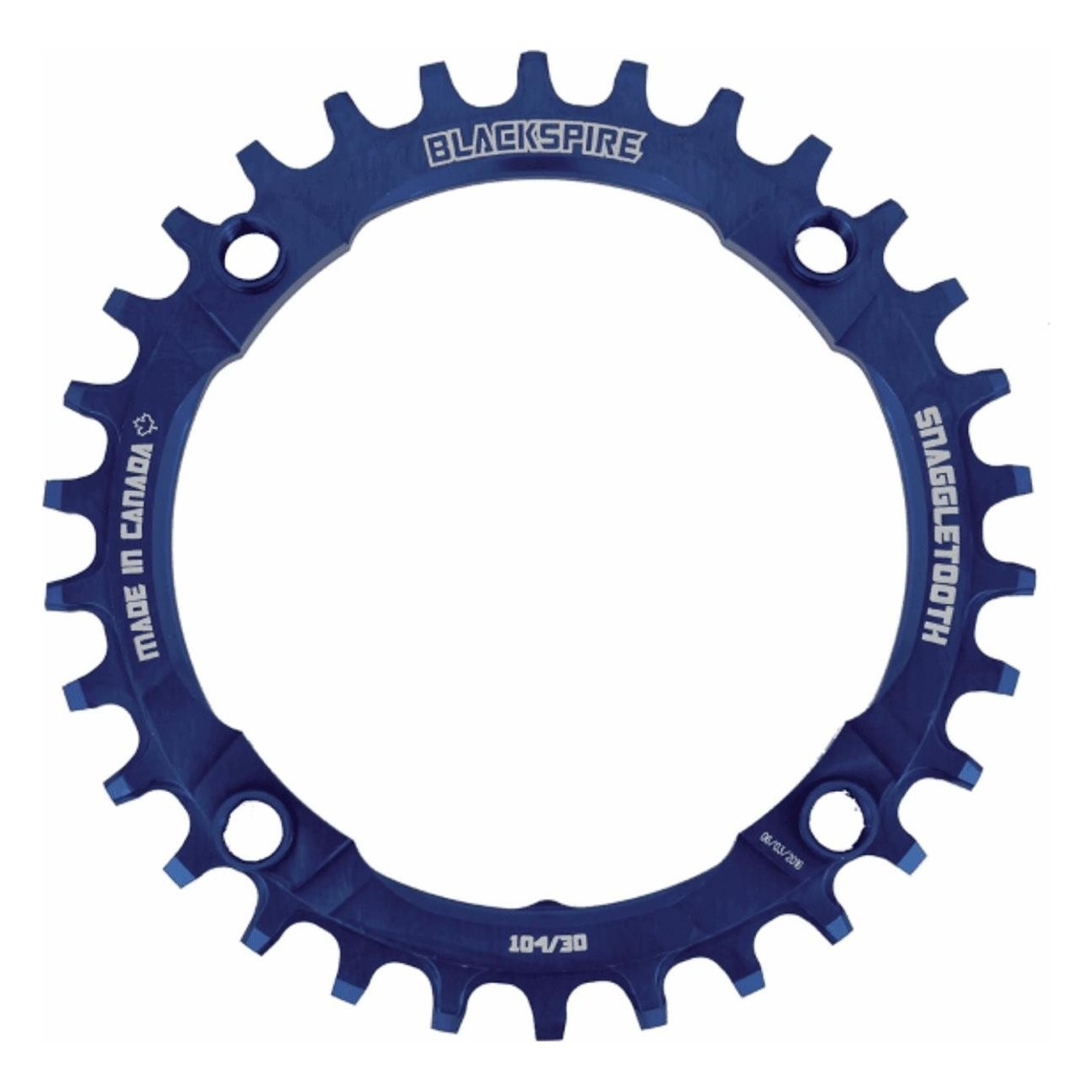 MTB Snaggletooth 32T 104BCD Blue Chainring for 11/12 Speed, Anti-Drop Tech - 1