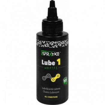 Lubrificante Lube 1 Olio a Goccia 100 ml per Bici - Protettivo e Idrorepellente per Catene e Trasmissioni - 1 - Lubrificanti e o