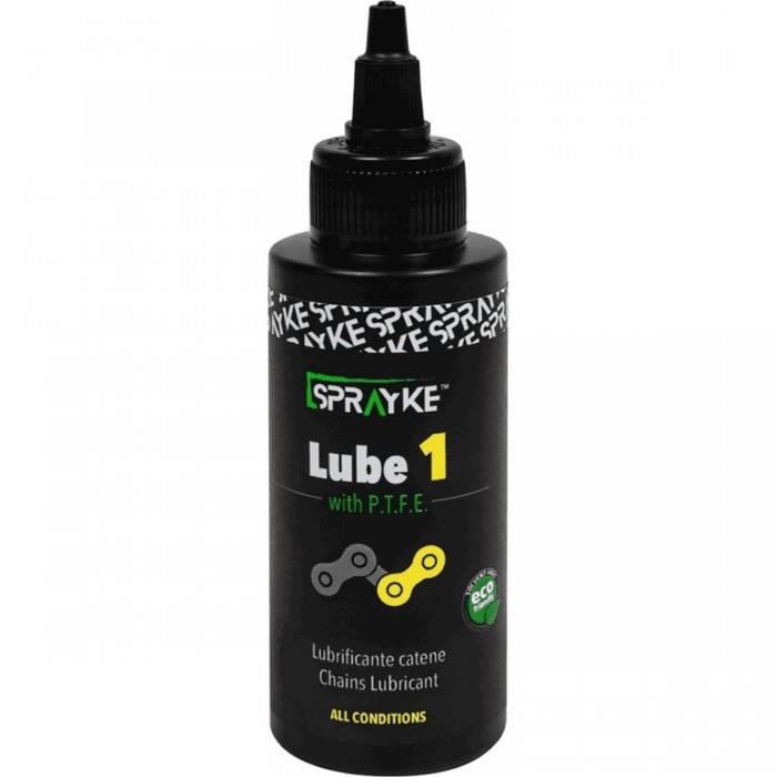 Lubrificante Lube 1 Olio a Goccia 100 ml per Bici - Protettivo e Idrorepellente per Catene e Trasmissioni - 1 - Lubrificanti e o