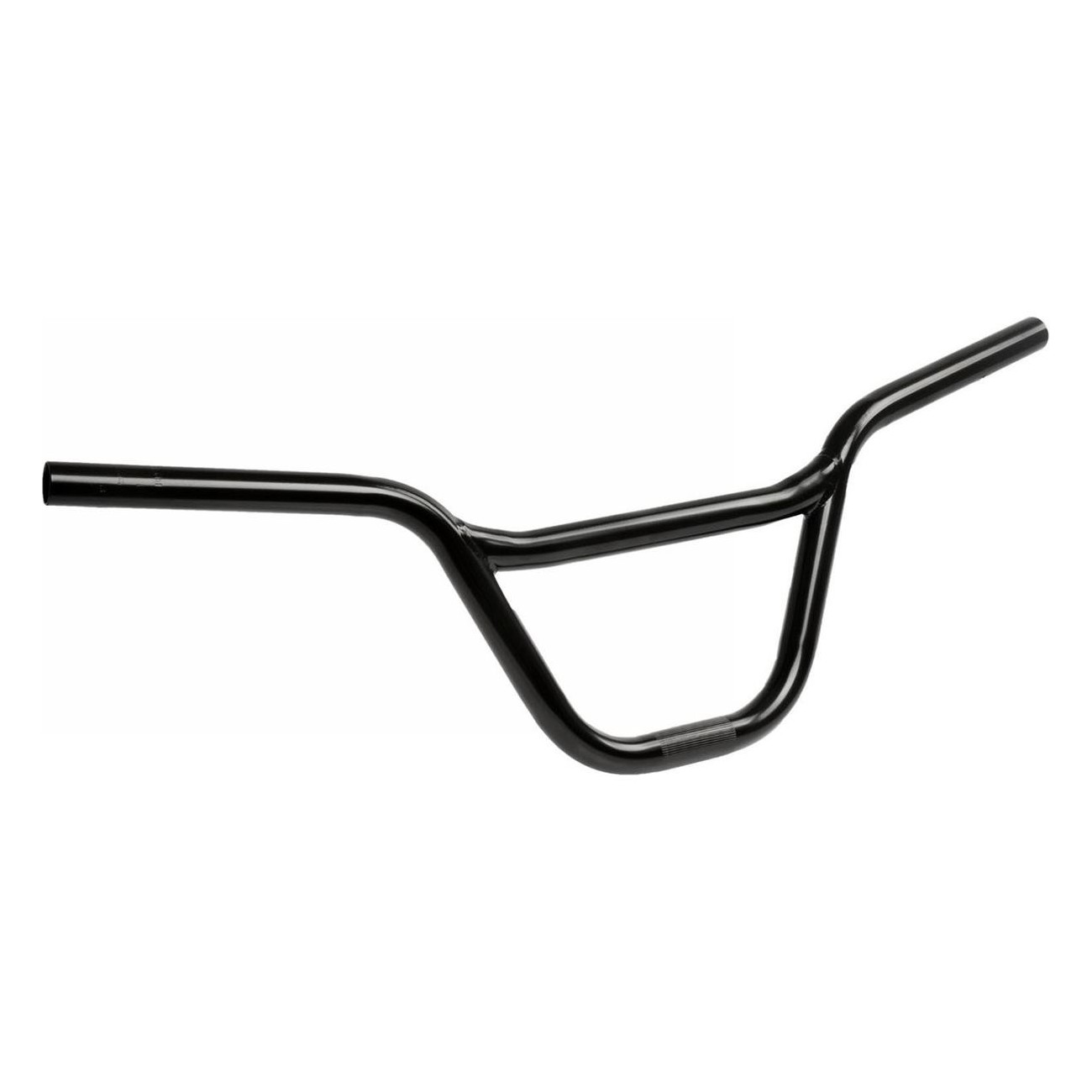 Guidon BMX en Acier Noir 650 mm Ø22,2 mm Hauteur 190 mm - Certifié EN 14766 - 1