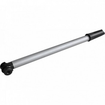 MVTEK Silver Aluminum Road Bike Pump 440mm - 1