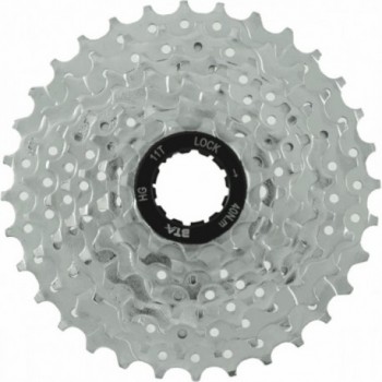 MTB Kassette 7-Gang 11-28 HG Shimano/Sram Silber - Kompatibel für flüssige Schaltung - 1