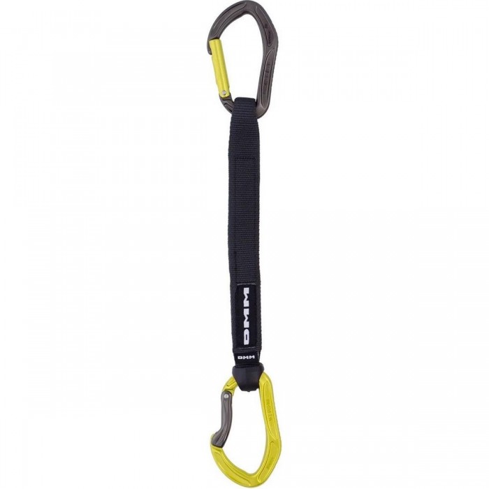 Rinvio Rapido Alpha Sport 25cm Lime - Singolo 122g per Arrampicata Sportiva - 1 - Rinvii - 5031290224239