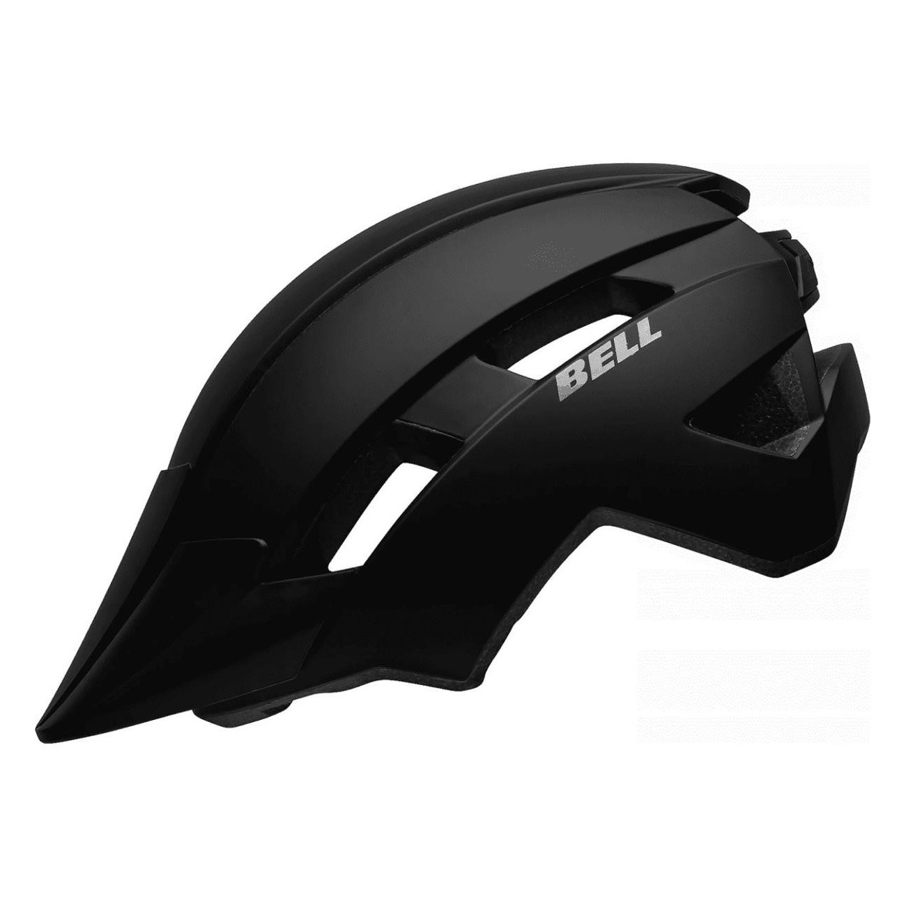 Casco All-Mountain Sidetrack II Nero Opaco per Ragazzi 47-54cm con Frontino Removibile e Sistema di Regolazione - 1 - Caschi - 0