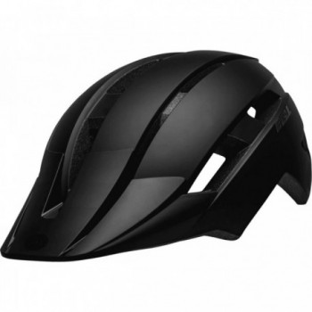 Casco All-Mountain Sidetrack II Nero Opaco per Ragazzi 47-54cm con Frontino Removibile e Sistema di Regolazione - 2 - Caschi - 0