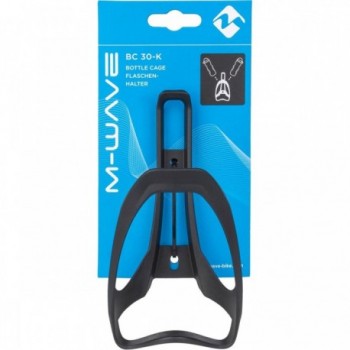 M-Wave BC 1-K Bottle Holder in Matte Black Nylon with Mounting Material - 2