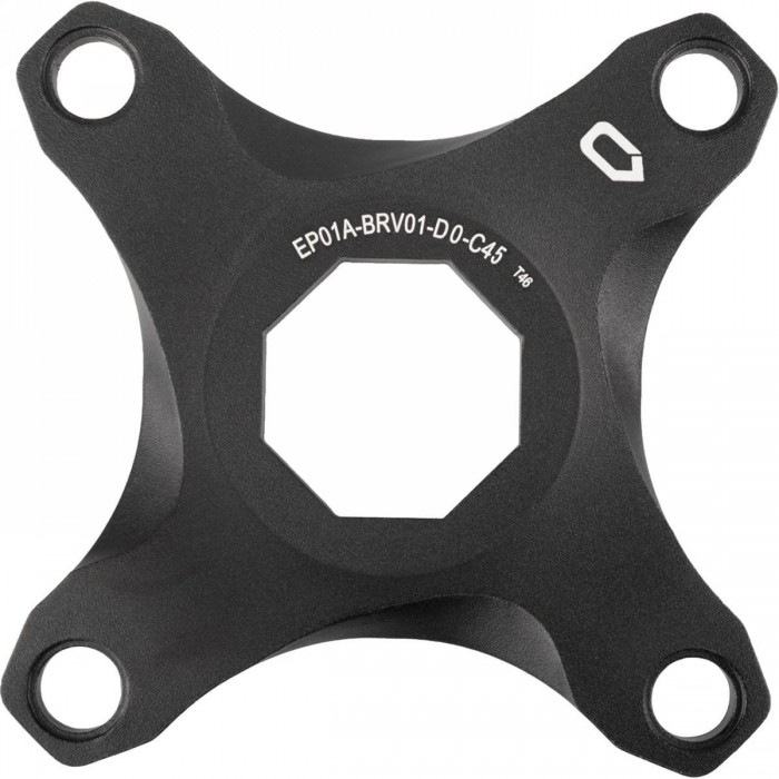 Black Anodized Aluminum Spider for Brose System, 45 mm Chainline - 1