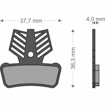 Plaquettes Lightech pour Freins SRAM Guide, Elixir et XO Trail - 1